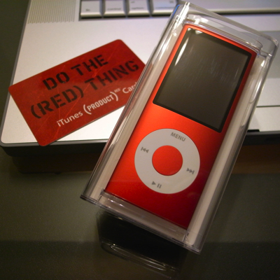 iPod nano Product RED
