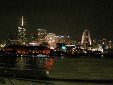 大さん橋からの夜景
