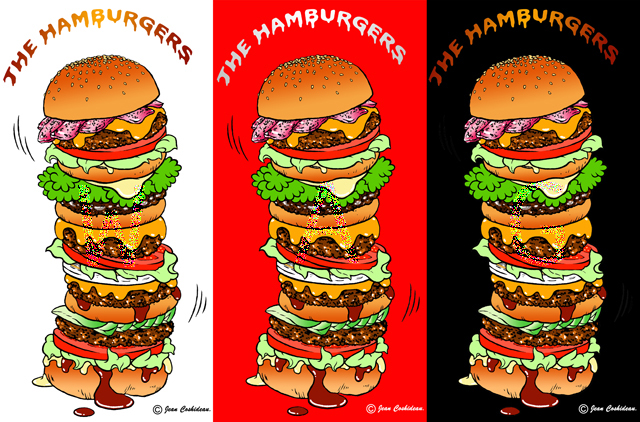 Graphic Design T Shirt Store Wag The Hamburgers T Shirt